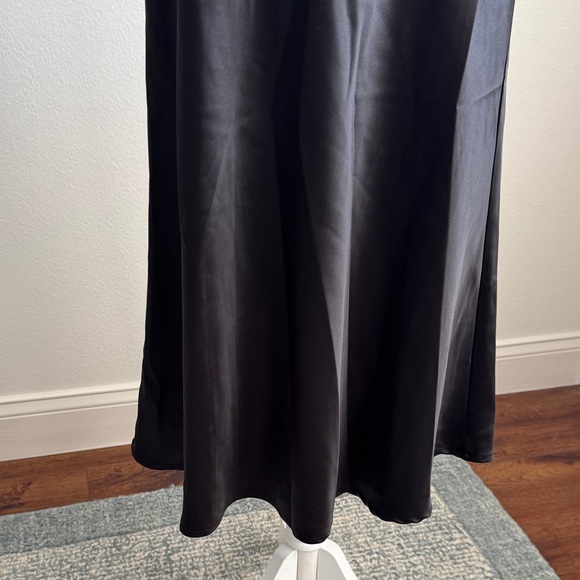 Zeagoo Black Silk Skirt XS - Picture 3 of 6